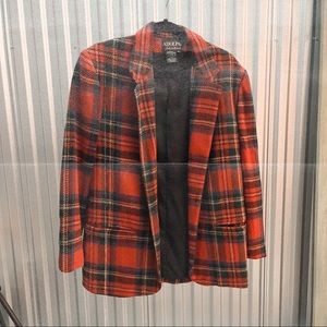 Vintage plaid blazer